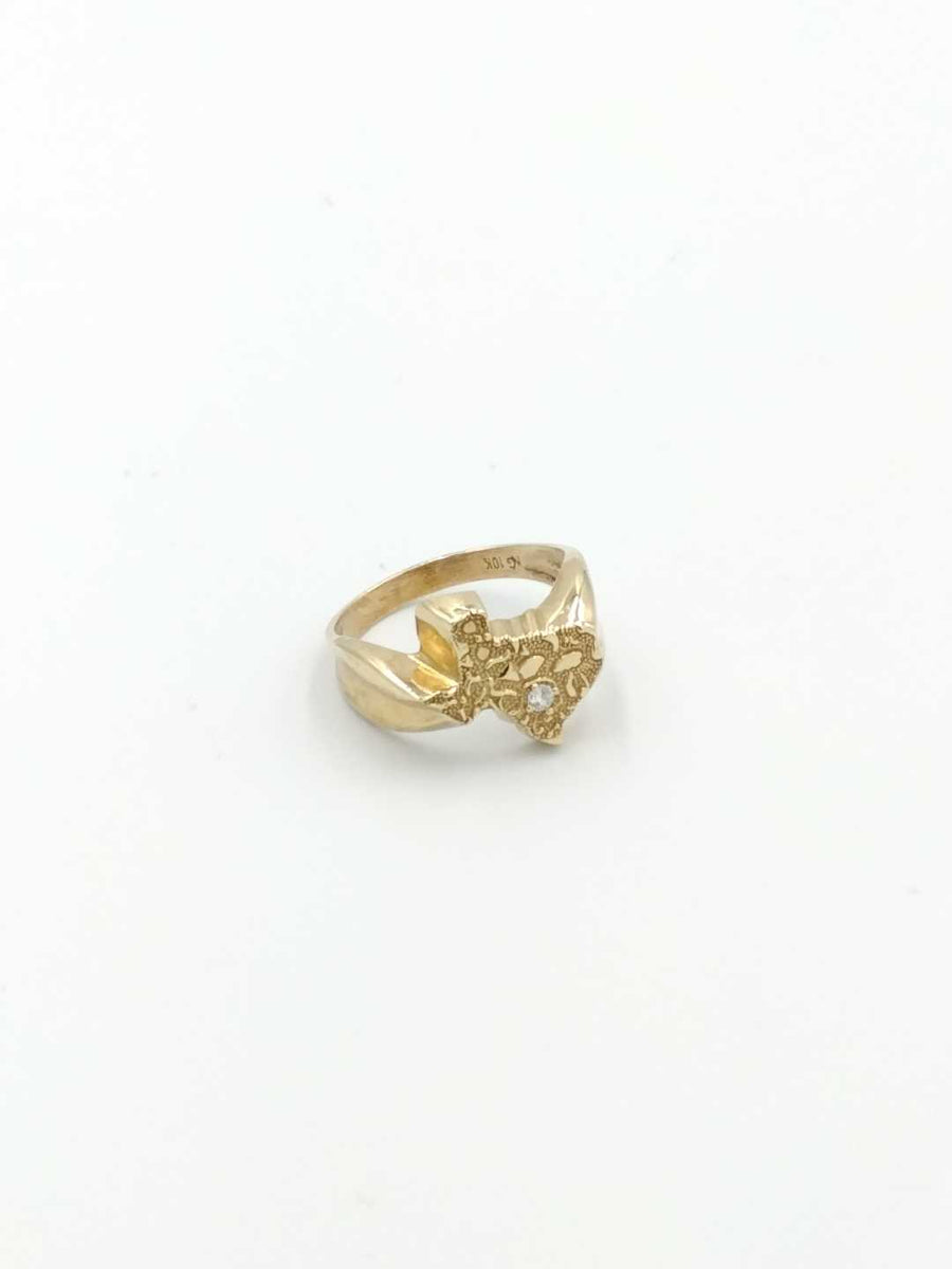 Women's Ring - Yellow Gold 10k (.417) 4.1 grams Size 20