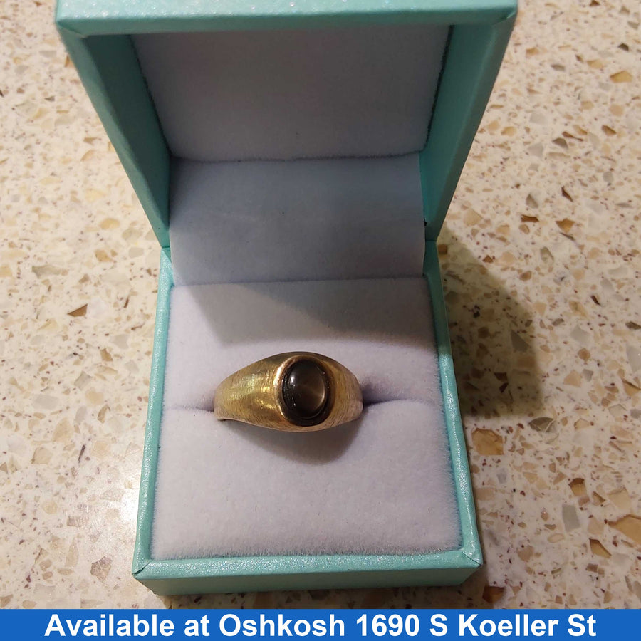 Men's Ring - Yellow Gold 10k (.417) 5.1 grams Size 8