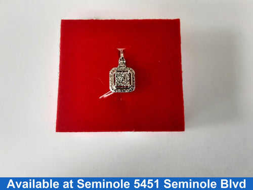 Diamond Pendant - Silver 1.4 grams