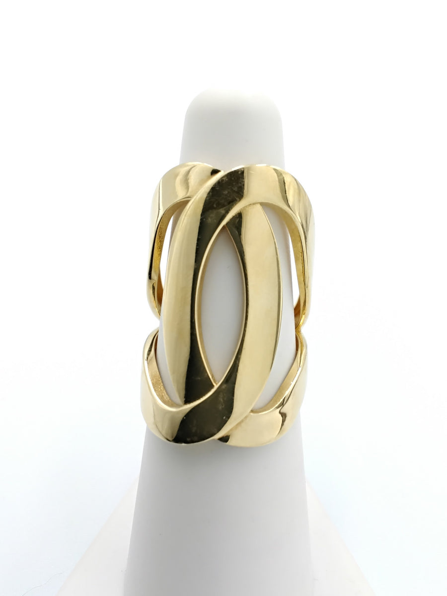 Women's Ring - Yellow Gold 18k (.750) 3.9 grams Size 6.5