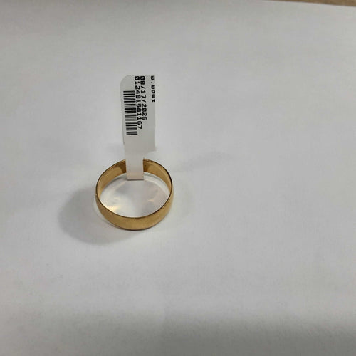 Ring - Wedding Band - Yellow Gold 14k (.585) 2.2 grams Size 10