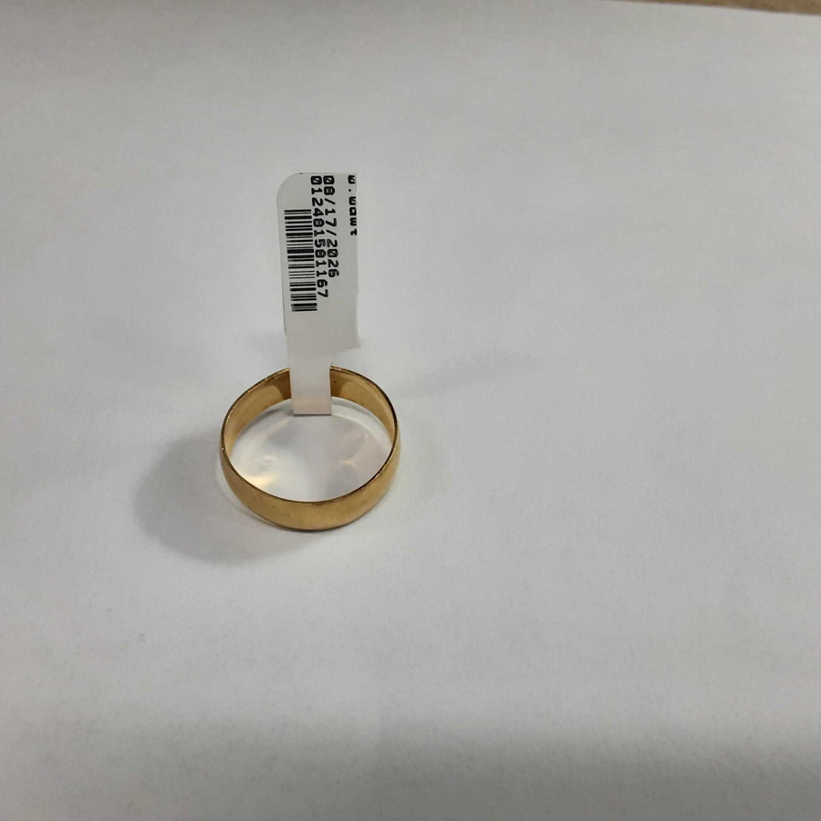 Ring - Wedding Band - Yellow Gold 14k (.585) 2.2 grams Size 10