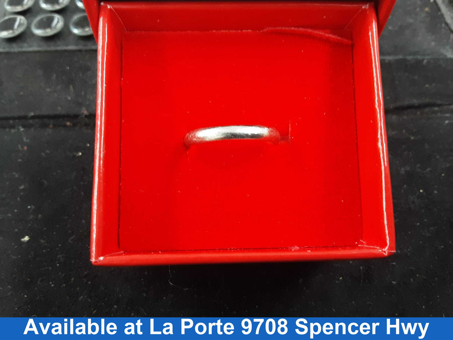 Ring - Wedding Band - White Gold 14k (.585) 1.9 grams Size 6