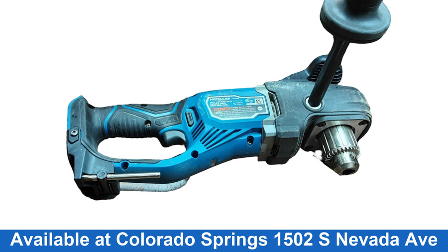 Hercules Hcb96b Blue Cordless Right-Angle Drill