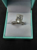 Women's Ring - Solitaire - White Gold 10k (.417) 2.6 grams Size 10.5