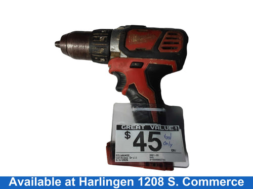 Milwaukee 2601-20 Black Cordless Standard Drill