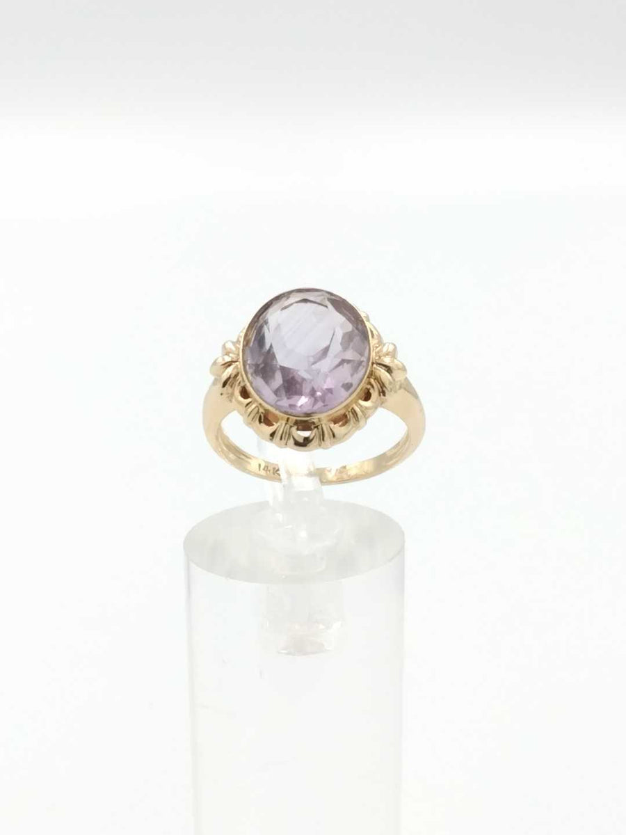 Women's Ring - Yellow Gold 14k (.585) 3.1 grams Size 5