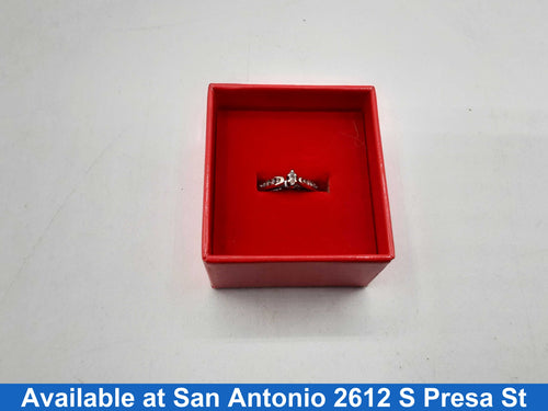 Women's Ring - Anniversary - White Gold 10k (.417) 2 grams Size 5