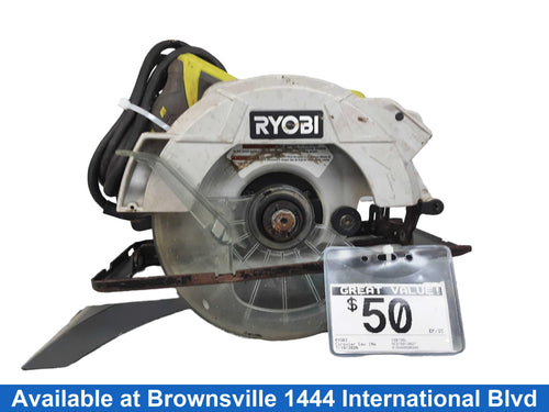 Ryobi Csb135l Green Corded Circular Saw