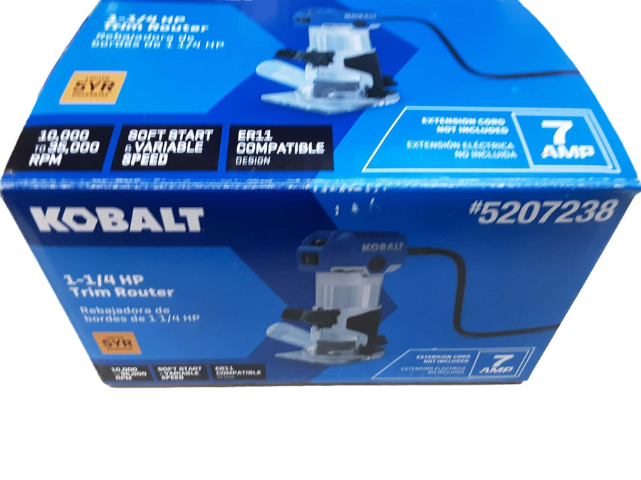 Kobalt 5207238 Blue Corded Router