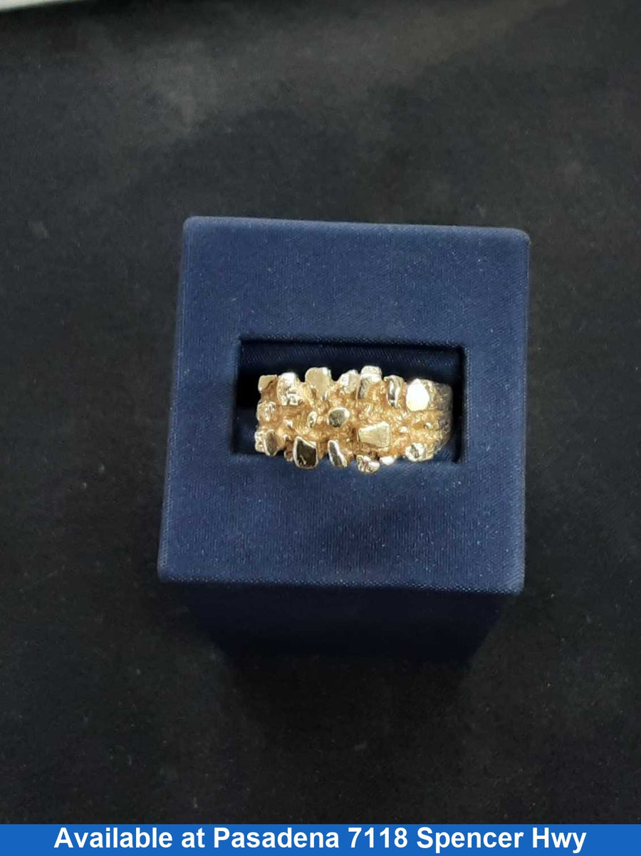 Men's Ring - Yellow Gold 14k (.585) 8.9 grams Size 20