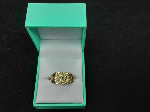Men's Ring - Yellow Gold 10k (.417) 2.8 grams Size 11