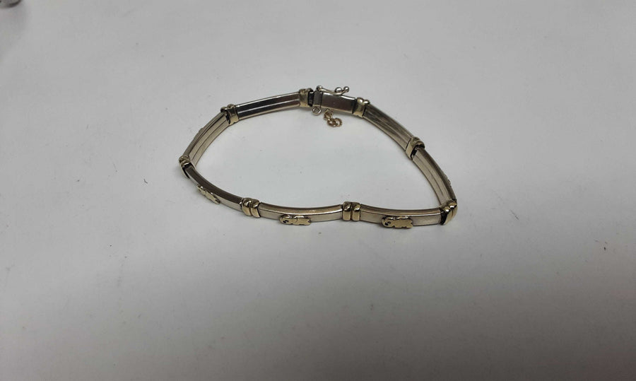 Bracelet - White Gold 14k (.585) 16.4 grams 8 inch