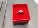 Ring - Wedding Set - White Gold 10k (.417) 4.5 grams Size 7.5
