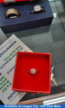 Women's Ring - Solitaire - White Gold 14k (.585) 4.2 grams Size 5