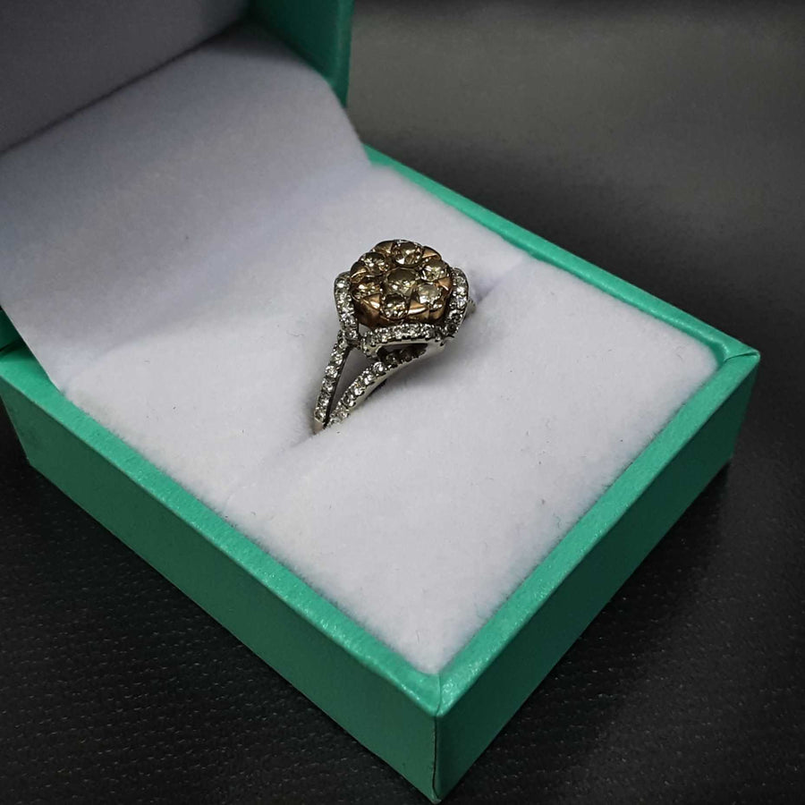 Ring - Wedding Band - White Gold 14k (.585) 3.4 grams Size 5