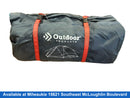 Outdoor Products 4 Person Backpacking Black Camping Tent / Shelter