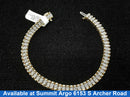 Tennis Bracelet - Yellow Gold 10k (.417) 11 grams 8 inch