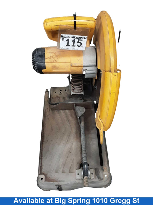 Dewalt D28715 Yellow Straight Corded Chop Saw