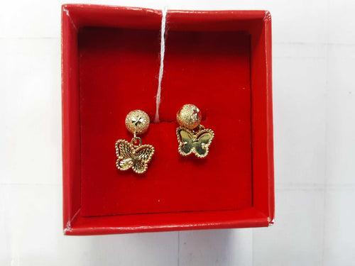 Gold Ball Earrings - Yellow Gold 14k (.585) 2.7 grams
