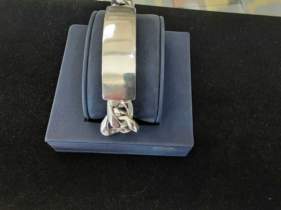 ID Bracelet - Silver 121.2 grams 7 inch