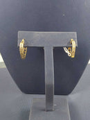 Bangle Earring Yellow Gold 10k (.417) 3.3 grams