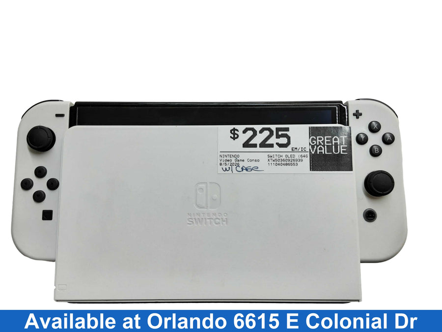 Nintendo Switch Oled (64gb) 64 Gb White Video Game Console