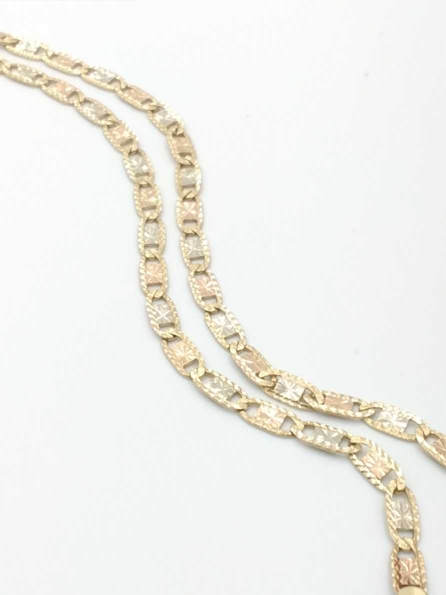Gucci Chain - Tricolor Gold 14k (.585) 9.9 grams 26 inch