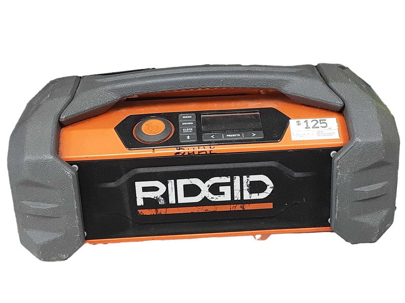 Ridgid R84087 Orange Boombox Radio