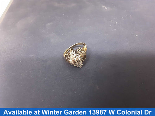 Women's Ring - Yellow Gold 10k (.417) 5 grams Size 7.5