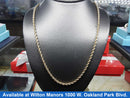 Rope Chain - Yellow Gold 10k (.417) 4 grams 25 inch