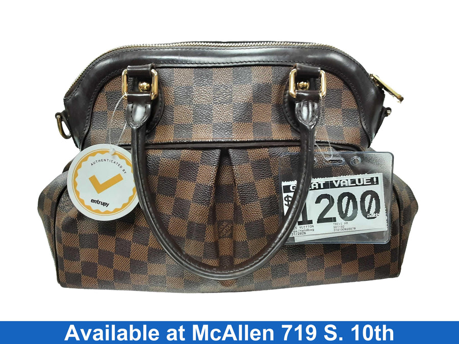 Louis Vuitton Trevi Pm Brown Purse / Handbag