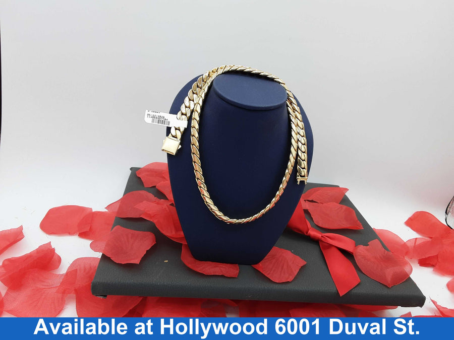 Cuban Link Chain - Yellow Gold 14k (.585) 34.9 grams 20 inch