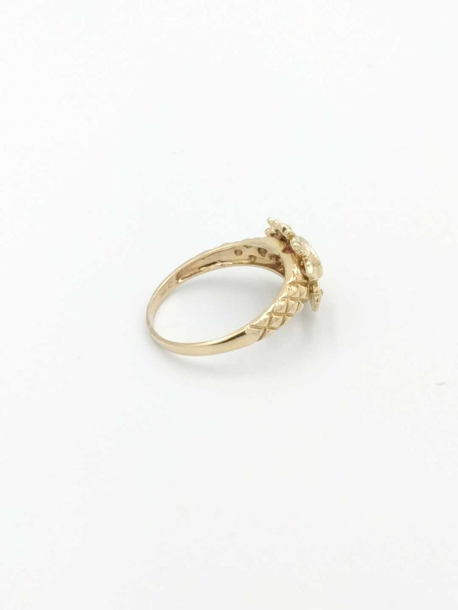 Women's Ring - Yellow Gold 14k (.585) 4.2 grams Size 11