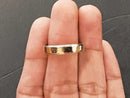 Ring - Wedding Band - Yellow Gold 14k (.585) 3.5 grams Size 10.5