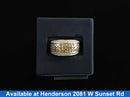 Ring - Wedding Band - White Gold 14k (.585) 7.5 grams Size 9