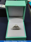 Women's Ring - White Gold 14k (.585) 3 grams Size 5