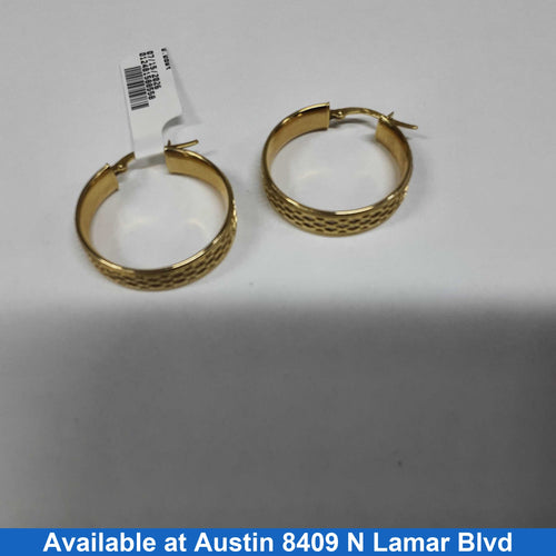 Bangle Earrings - Yellow Gold 14k (.585) 3.6 grams