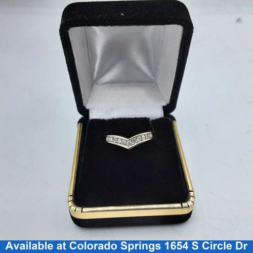 Women's Ring - Anniversary - Yellow Gold 10k (.417) 2 grams Size 6