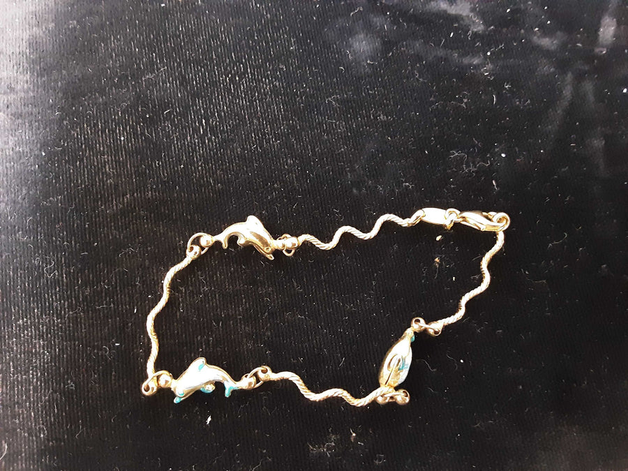 Bracelet - Yellow Gold 10k (.417) 3.6 grams 8 inch