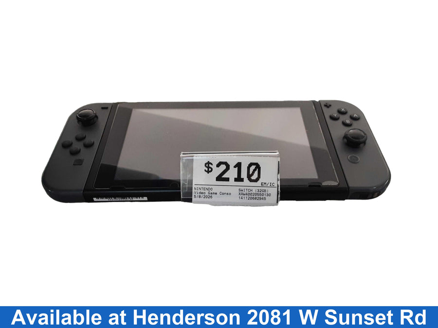 Nintendo Switch (32gb) 32 Gb Gray Video Game Console