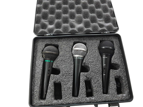 Microphones Black Corded Microphone