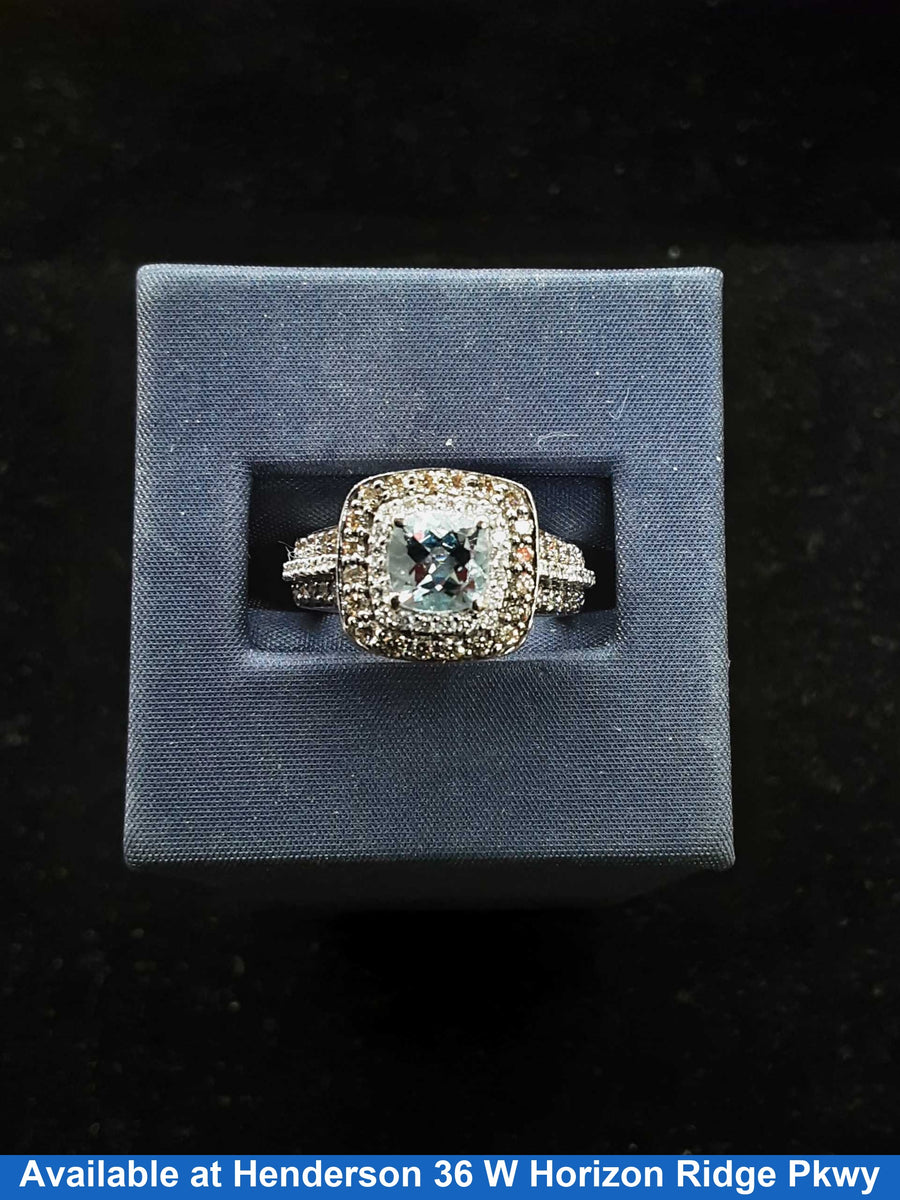 Women's Ring - White Gold 14k (.585) 7.3 grams Size 20