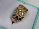 Men's Ring - Yellow Gold 10k (.417) 4.1 grams Size 10.5