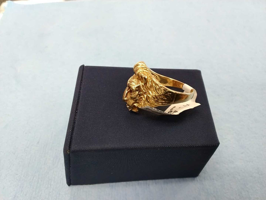 Men's Ring - Yellow Gold 10k (.417) 8 grams Size 6