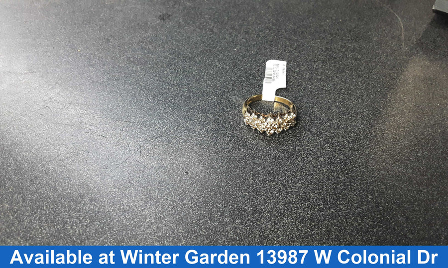 Women's Ring - Yellow Gold 10k (.417) 3.5 grams Size 7