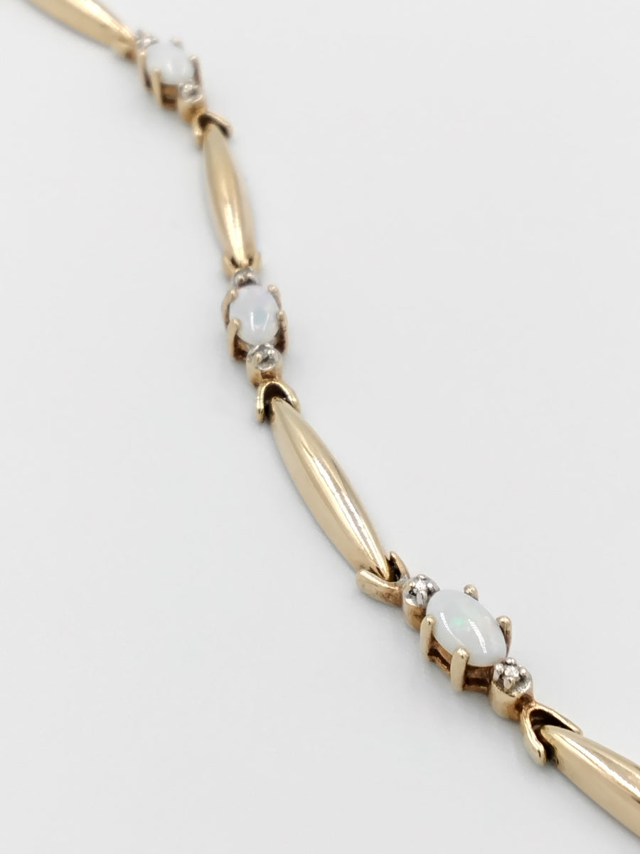 Bracelet - Yellow Gold 10k (.417) 4.2 grams 7 inch