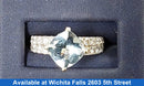 Women's Ring - White Gold 14k (.585) 5.6 grams Size 6