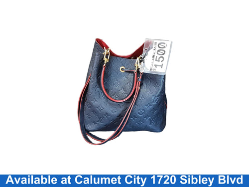 Louis Vuitton Sd0298 Blue Purse / Handbag
