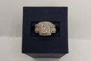 Ring - Engagement Set - White Gold 10k (.417) 5 grams Size 7.5